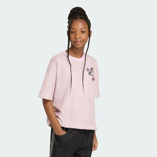 Zdjęcie produktu KOSZULKA OVERSIZE ADIDAS DISNEY VILLAINS WASHED GFX Orchid Fusion