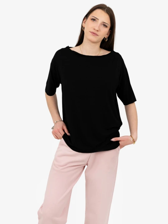 Zdjęcie produktu Koszulka oversize MEGAN WISKOZA : Rozmiar - L 5905068257333 By Insomnia