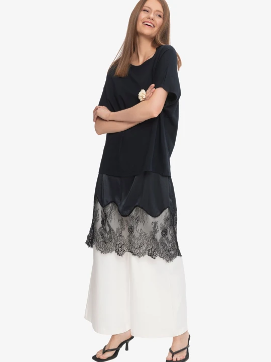 Zdjęcie produktu Koszulka oversize NANETTE : Rozmiar - L 5905068256848 By Insomnia