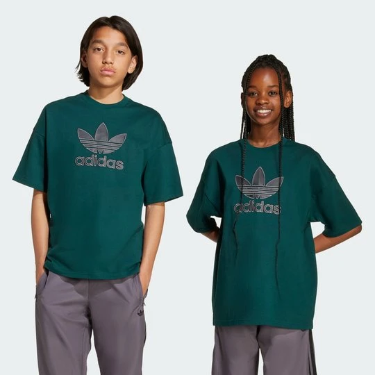 Zdjęcie produktu Koszulka Oversize Trefoil Adidas Aurora Ivy