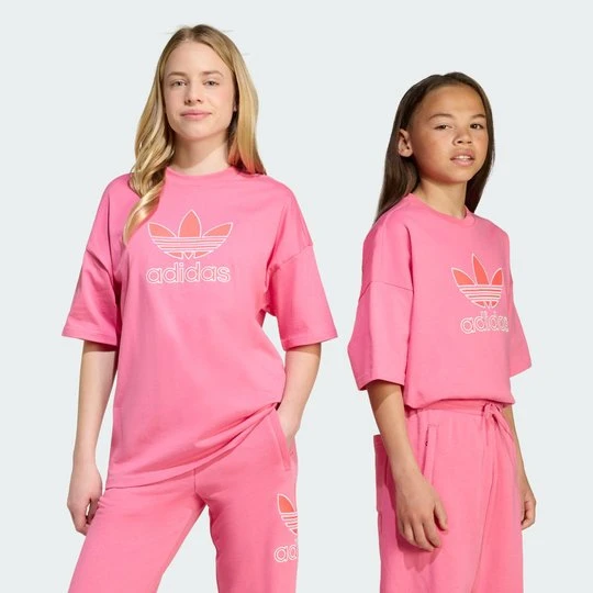 Zdjęcie produktu Koszulka Oversize Trefoil Adidas Pink Fusion