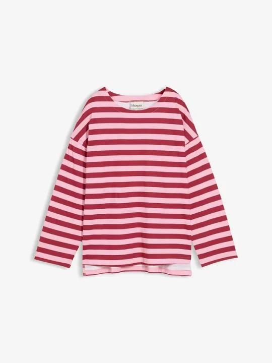Zdjęcie produktu Koszulka oversize z czystej bawełny BonPrix czerwony