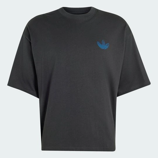 Zdjęcie produktu KOSZULKA OVERSIZED Z NADRUKIEM W STYLU GRUNGE Adidas Carbon
