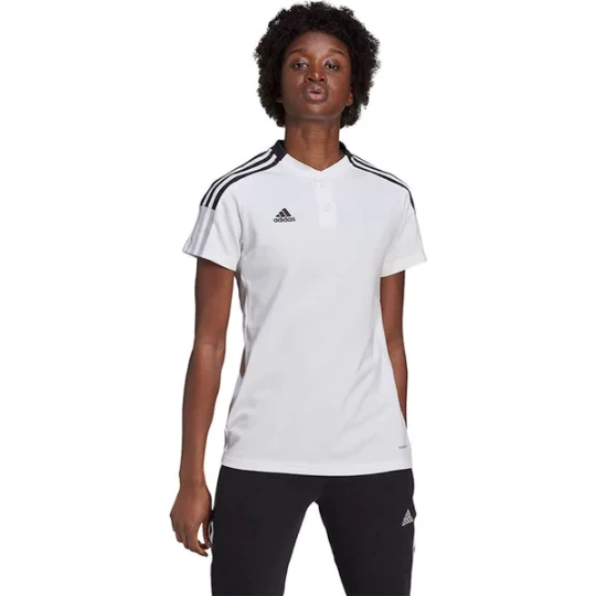 Zdjęcie produktu Koszulka piłkarska damska Tiro 21 Polo Adidas Biały
