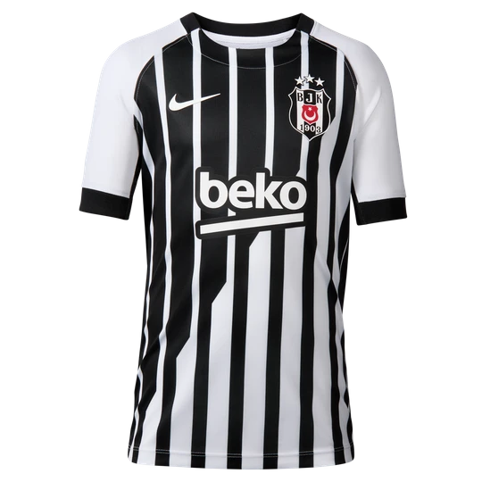 Zdjęcie produktu Koszulka piłkarska dla dużych dzieci Nike Dri-FIT Beşiktaş J.K. 2026 / 27 (wersja wyjazdowa) – replika - Biel