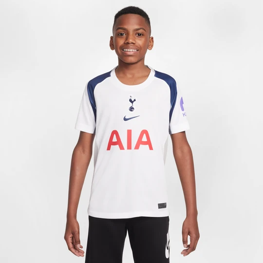 Zdjęcie produktu Koszulka piłkarska dla dużych dzieci Nike Dri-FIT Tottenham Hotspur Stadium 2025/26 (wersja domowa) – replika - Biel