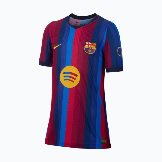 Zdjęcie produktu Koszulka piłkarska dziecięca Nike FC Barcelona Dri-Fit ADV Match deep garnet / blue void Bordowy