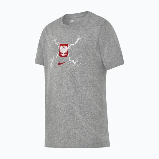Zdjęcie produktu Koszulka piłkarska dziecięca Nike Graphic Poland dark grey heather