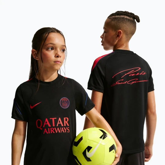 Zdjęcie produktu Koszulka piłkarska dziecięca Nike Paris Saint-Germain Strike Dri-Fit black/hyper royal/global red/global red