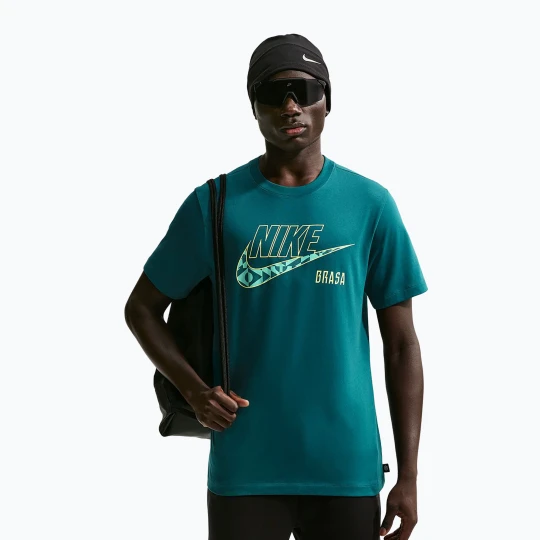 Zdjęcie produktu Koszulka piłkarska męska Nike Brazil Soccer geode teal Niebieski