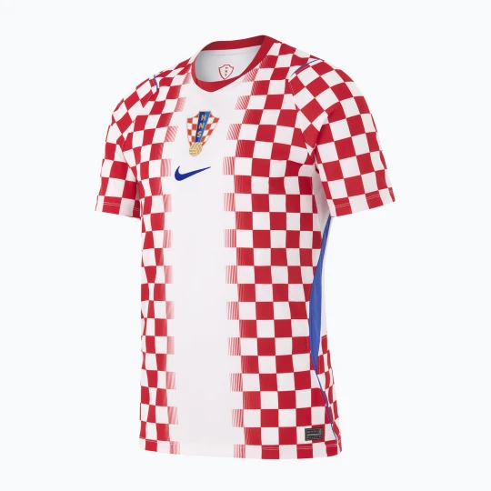 Zdjęcie produktu Koszulka piłkarska męska Nike Dri-Fit Croatia Stadium Home 2026 white/university red