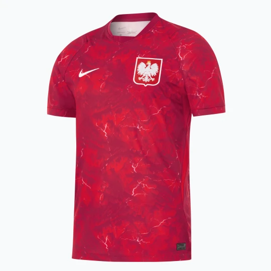 Zdjęcie produktu Koszulka reprezentacji Polski męska wyjazdowa Nike Dri-Fit 2026 noble red/sport red