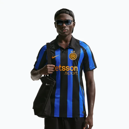 Zdjęcie produktu Koszulka piłkarska męska Nike Inter Milan Dri-Fit Stadium Home lyon blue / black / university gold