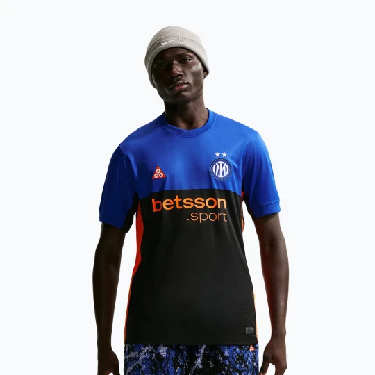 Zdjęcie produktu Koszulka piłkarska męska Nike Inter Milan Stadium SE hyper blue/black/safety orange