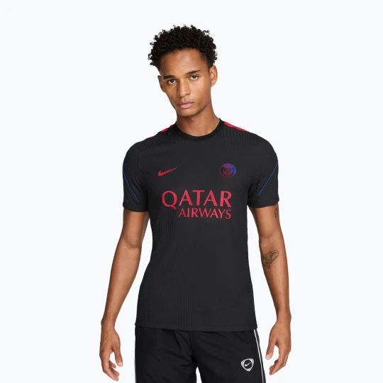 Zdjęcie produktu Koszulka piłkarska męska Nike Paris Saint-Germain Dri-Fit ADV Strike Elite black/global red/hyper royal/global red
