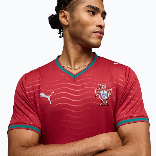 Zdjęcie produktu Koszulka piłkarska męska PUMA FPF Home Jersey Replica Club red/green