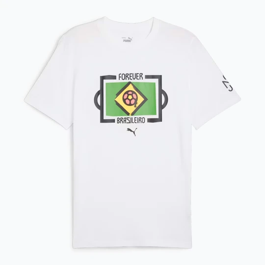 Zdjęcie produktu Koszulka piłkarska męska PUMA Neymar Jr Tee puma white