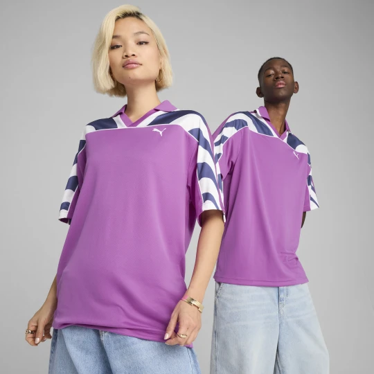 Zdjęcie produktu Koszulka piłkarska o luźnym kroju unisex FUTURE.PUMA.ARCHIVE, Odzież, Fioletowy