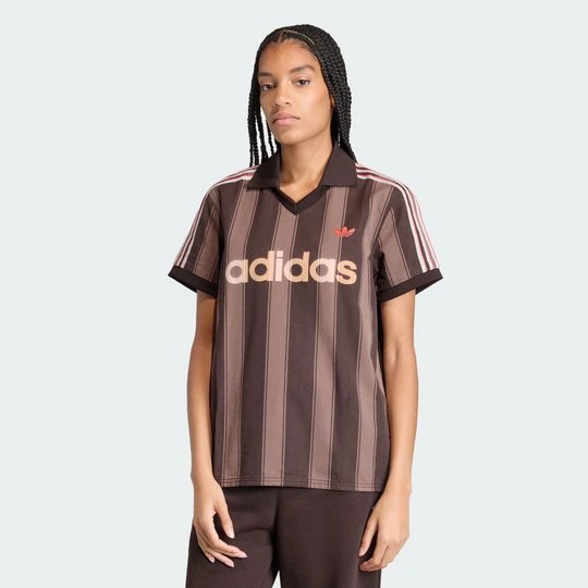 Zdjęcie produktu KOSZULKA PIŁKARSKA Z DIAGONALU Adidas Aurora Coffee