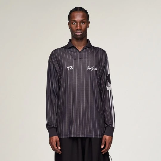 Zdjęcie produktu Koszulka piłkarska z długim rękawem Y-3 Zinedine Zidane Adidas czarny