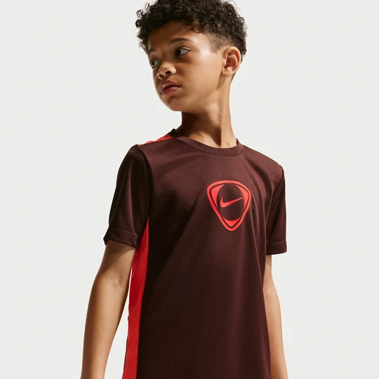 Zdjęcie produktu Koszulka piłkarska z krótkim rękawem dla dużych dzieci Nike Academy+ - Fiolet