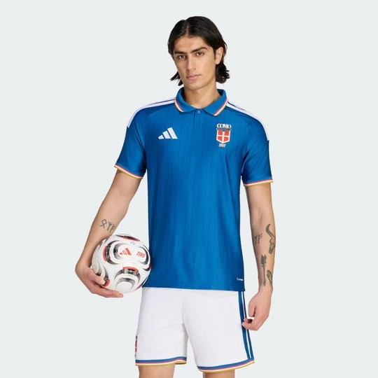 Zdjęcie produktu Koszulka podstawowa Como 1907 26 / 27 Adidas Dark Marine