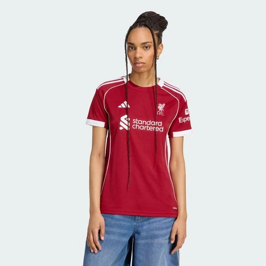 Zdjęcie produktu Koszulka podstawowa Liverpool FC 25/26 Adidas Strawberry Red