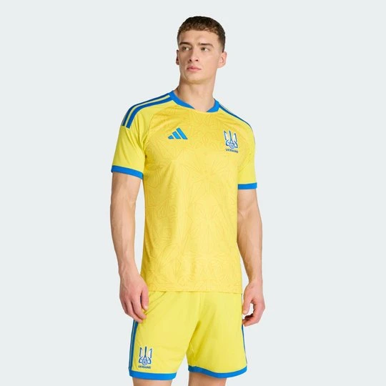 Zdjęcie produktu Koszulka podstawowa Ukraina 26 Adidas Bright Yellow