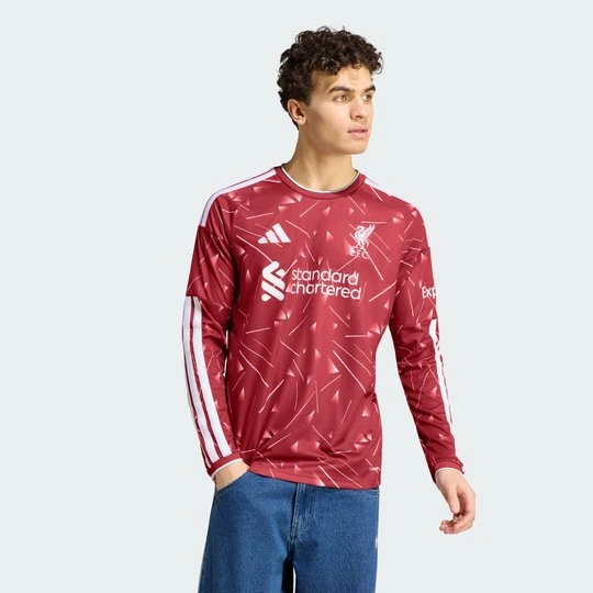 Zdjęcie produktu Koszulka podstawowa z długim rękawem Liverpool FC 26/27 Adidas Active Maroon