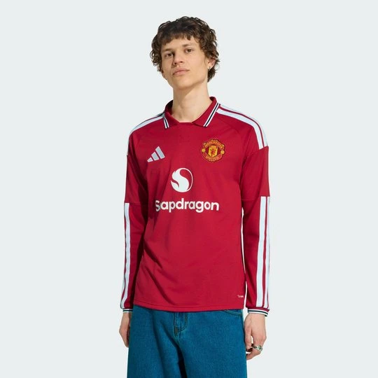 Zdjęcie produktu Koszulka podstawowa z długim rękawem Manchester United 26/27 Adidas Mufc Red