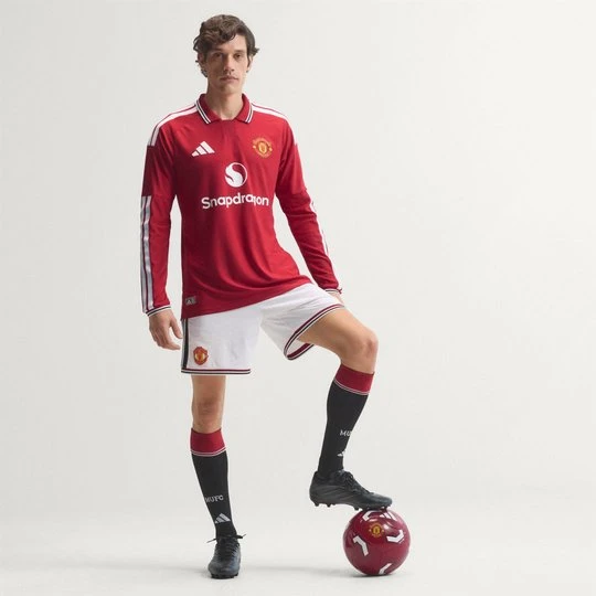 Zdjęcie produktu Koszulka podstawowa z długim rękawem Manchester United 26/27 Authentic Adidas Mufc Red