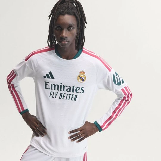 Zdjęcie produktu Koszulka podstawowa z długim rękawem Real Madryt 26/27 Authentic Adidas biały