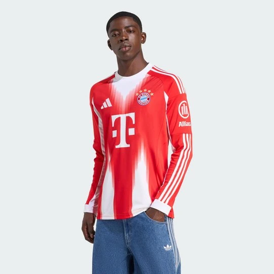 Zdjęcie produktu Koszulka podstawowa z długimi rękawami FC Bayern 25/26 Adidas czerwony