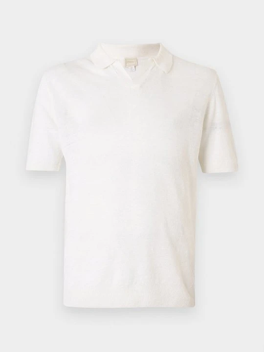 Zdjęcie produktu Koszulka polo 120% Lino biały