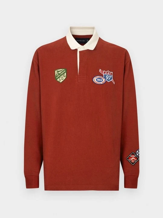 Zdjęcie produktu Koszulka polo Abercrombie & Fitch czerwony