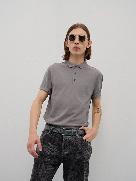 Zdjęcie produktu Koszulka polo AllSaints szary