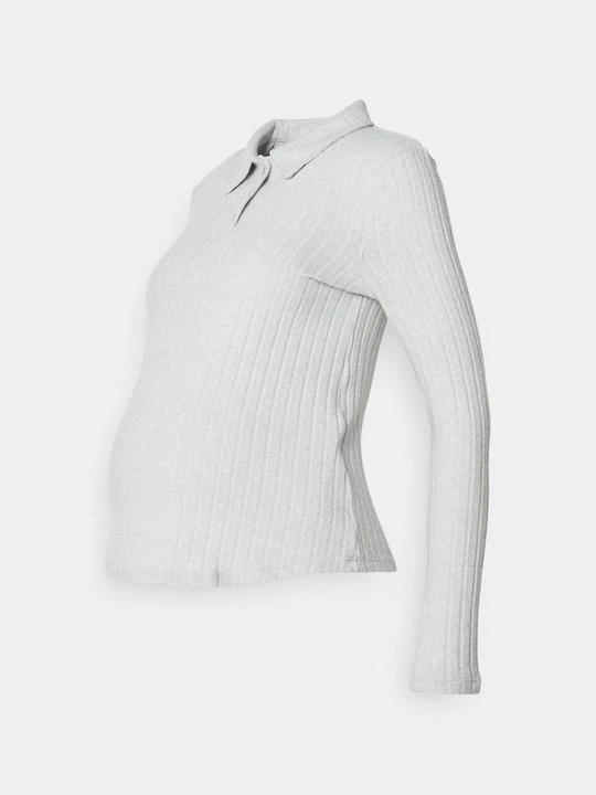Zdjęcie produktu Koszulka polo Anna Field MAMA By Zalando jasnoszary melanż