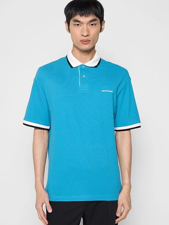 Zdjęcie produktu Koszulka polo Armani Exchange turkusowy