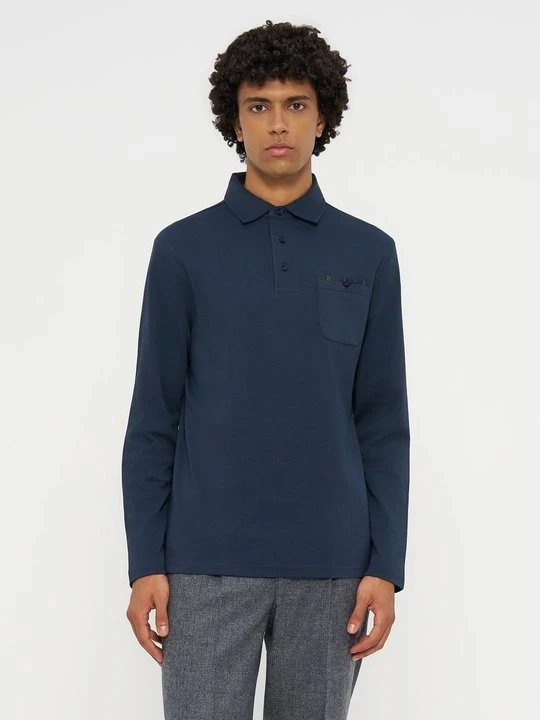 Zdjęcie produktu Koszulka polo Barbour granatowy melanż