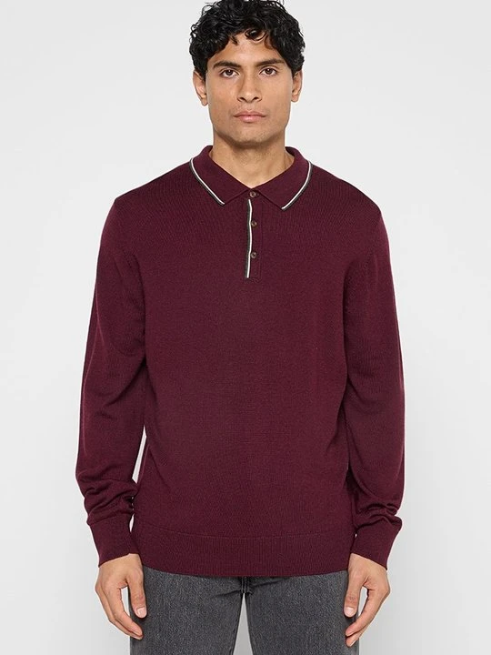 Zdjęcie produktu Koszulka polo Ben Sherman jagodowy