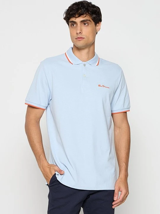 Zdjęcie produktu Koszulka polo Ben Sherman jasnoniebieski