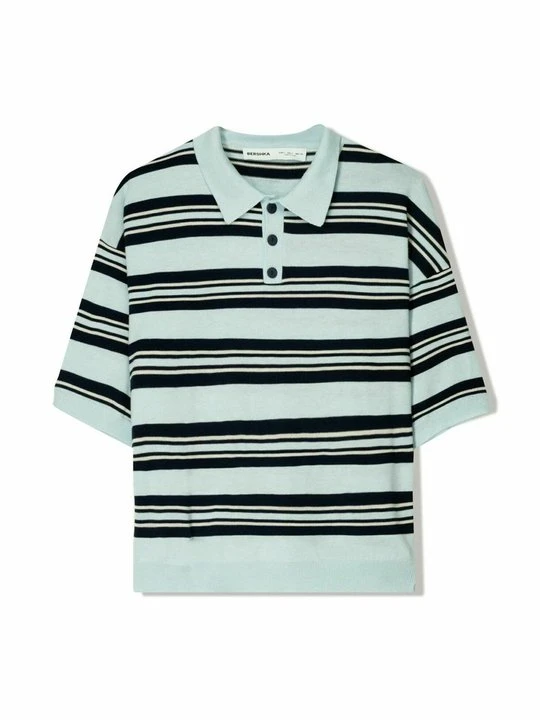 Zdjęcie produktu Koszulka polo Bershka jasnoniebieski
