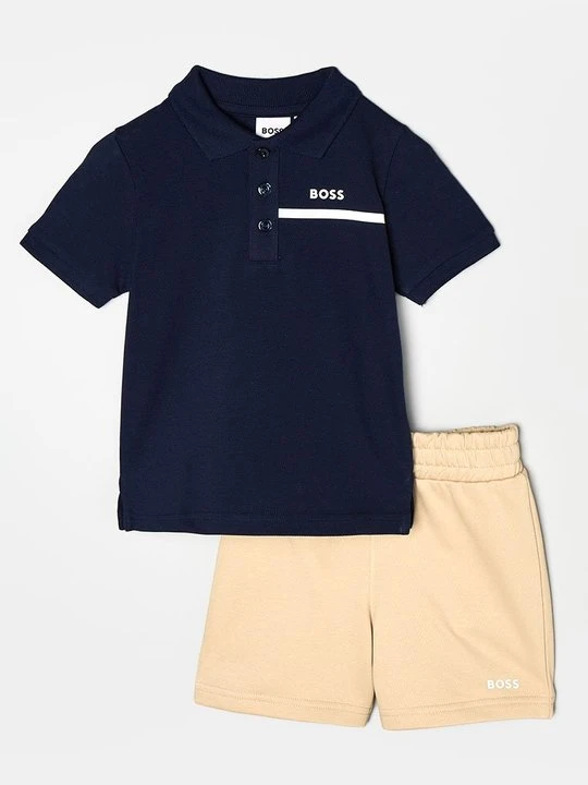 Zdjęcie produktu Koszulka polo Boss niebieski denim