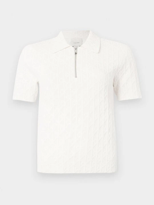 Zdjęcie produktu Koszulka polo Calvin Klein mleczny