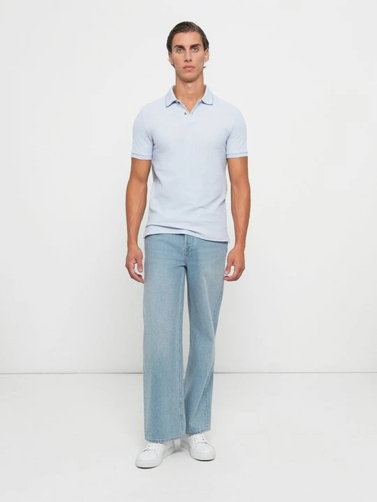 Zdjęcie produktu Koszulka polo Calvin Klein jasnoniebieski