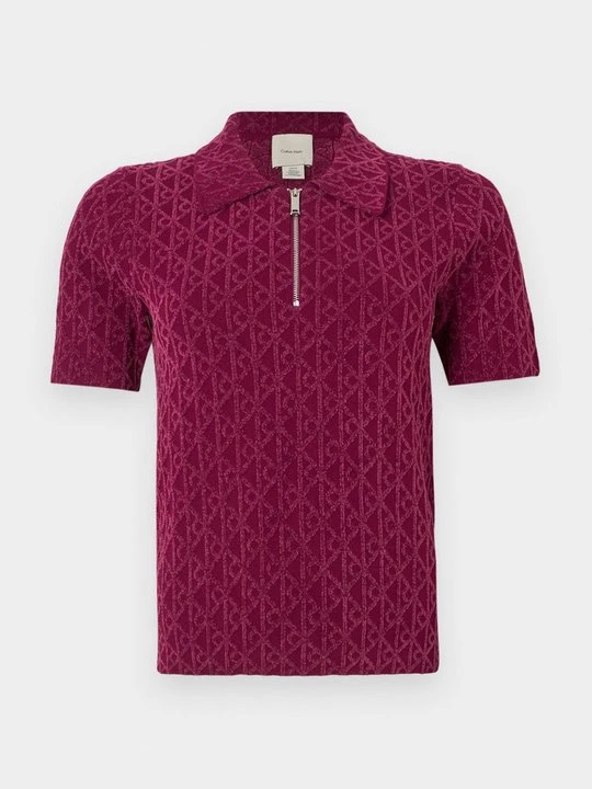 Zdjęcie produktu Koszulka polo Calvin Klein bordowy