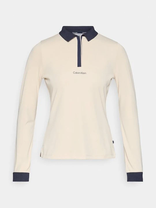 Zdjęcie produktu Koszulka polo Calvin Klein beżowy