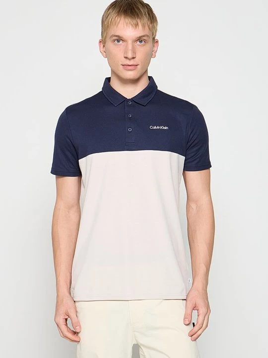 Zdjęcie produktu Koszulka polo Calvin Klein mleczny