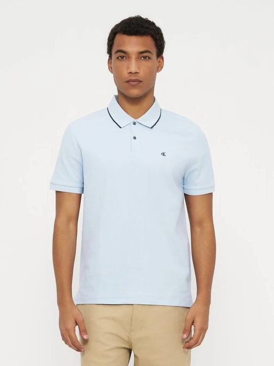 Zdjęcie produktu Koszulka polo Calvin Klein jasnoniebieski