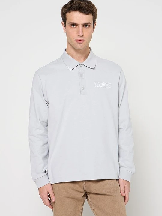Zdjęcie produktu Koszulka polo Calvin Klein Jeans szary
